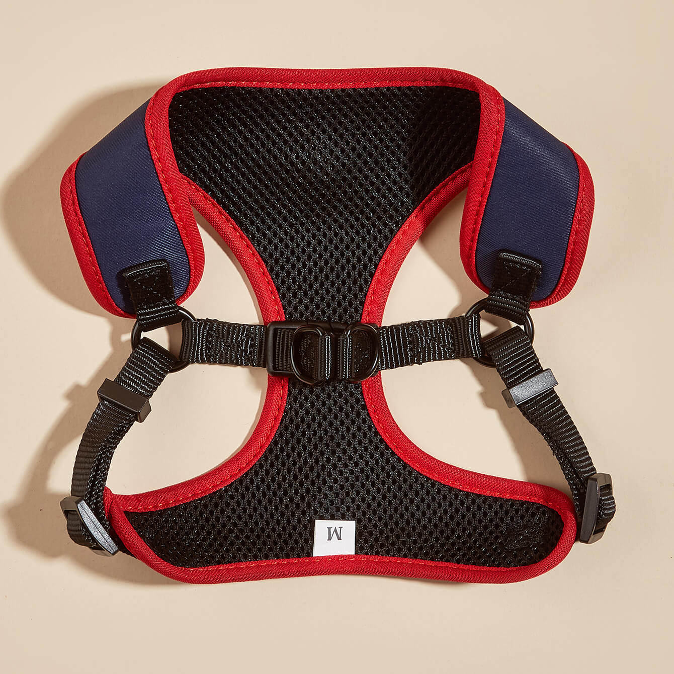 Bow tie solid color dogs harness
