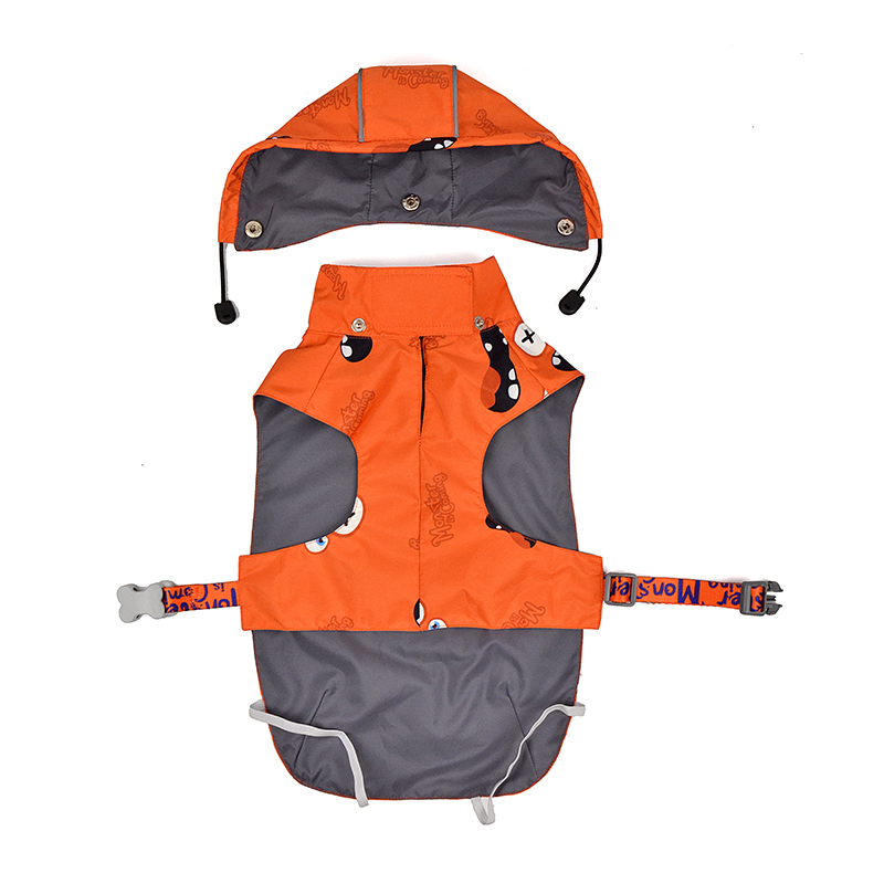 Moster is Coming Dog Rain Jacket