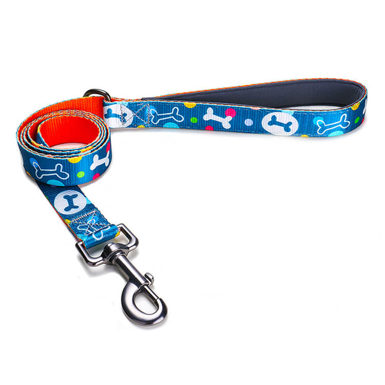 Bone Print Dog Leash