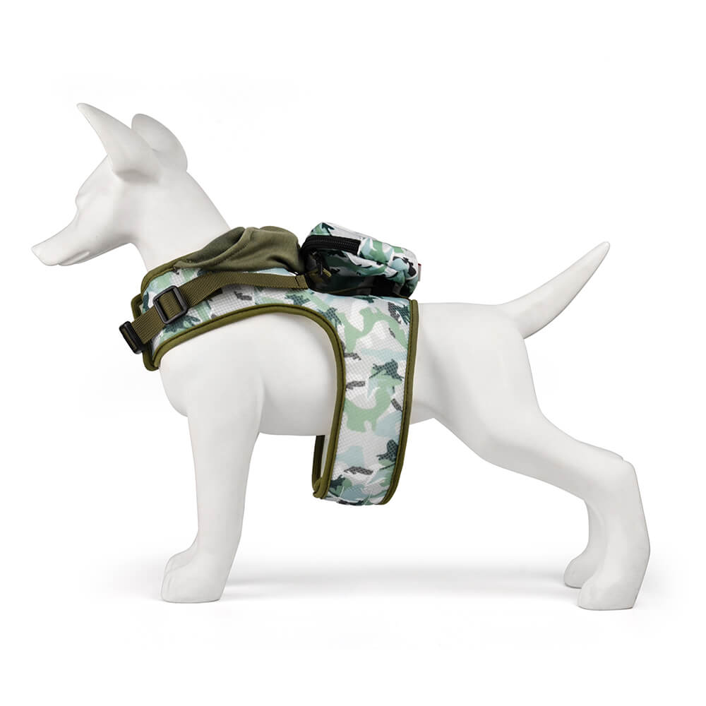 Hooded dog harness deals