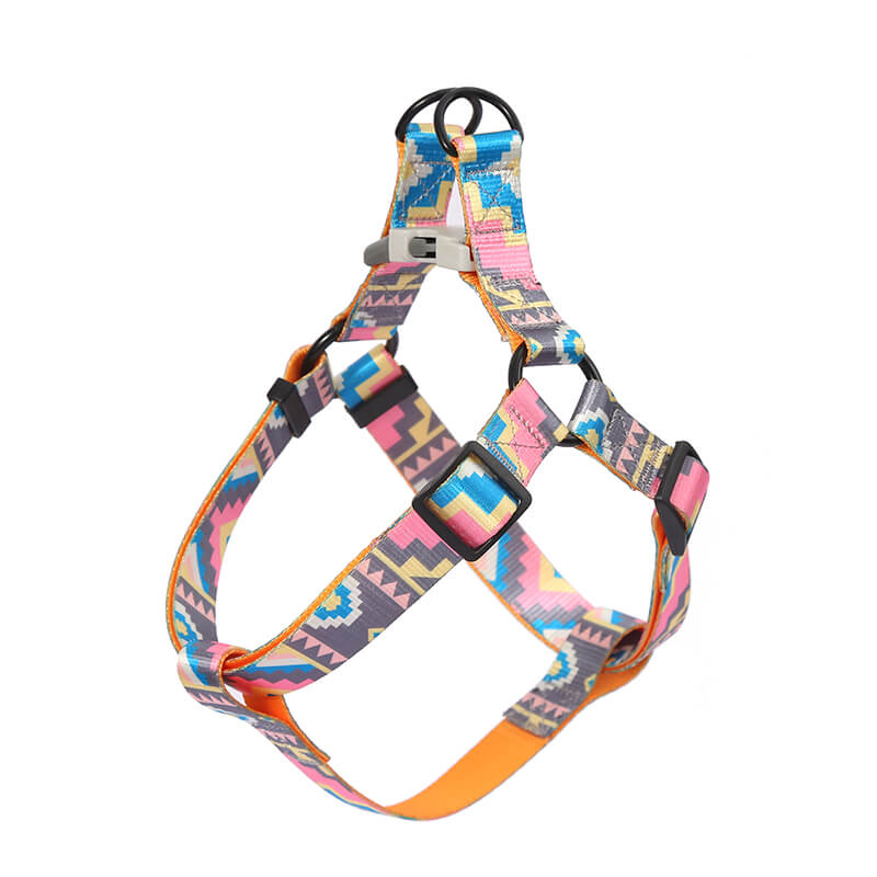 Colorful H Dog Harness