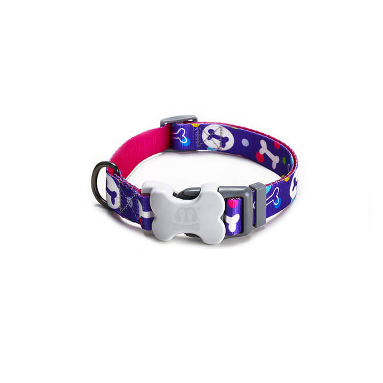 Bone Print Dog Collar