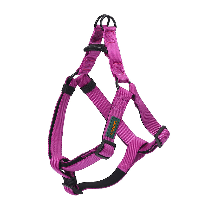 Solid Color Base Dog Harness