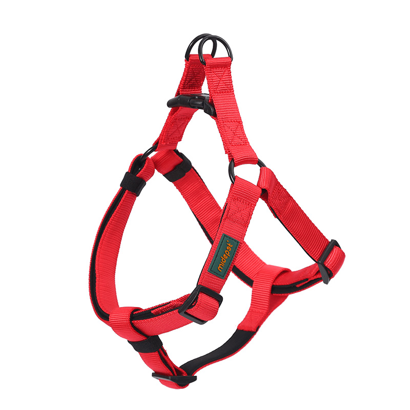 Solid Color Base Dog Harness