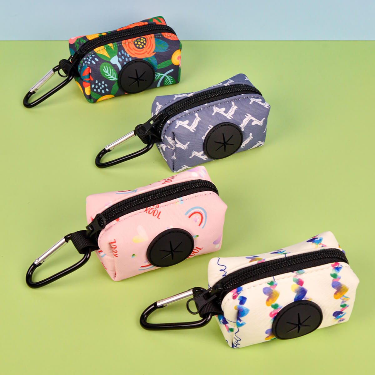 Rainbow Printing Dog Waste Bag Dispenser