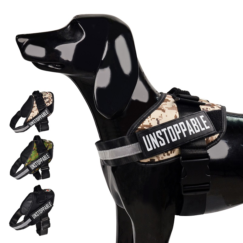 Dog Training Harness with Reflective Stripes
