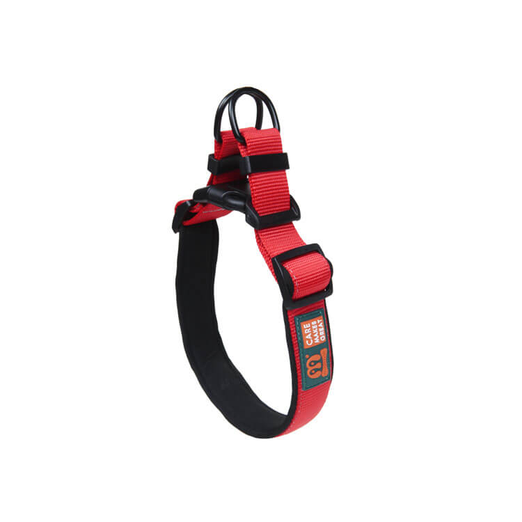 Two Adjustable Points Sole Color Neoprene Dog Collar
