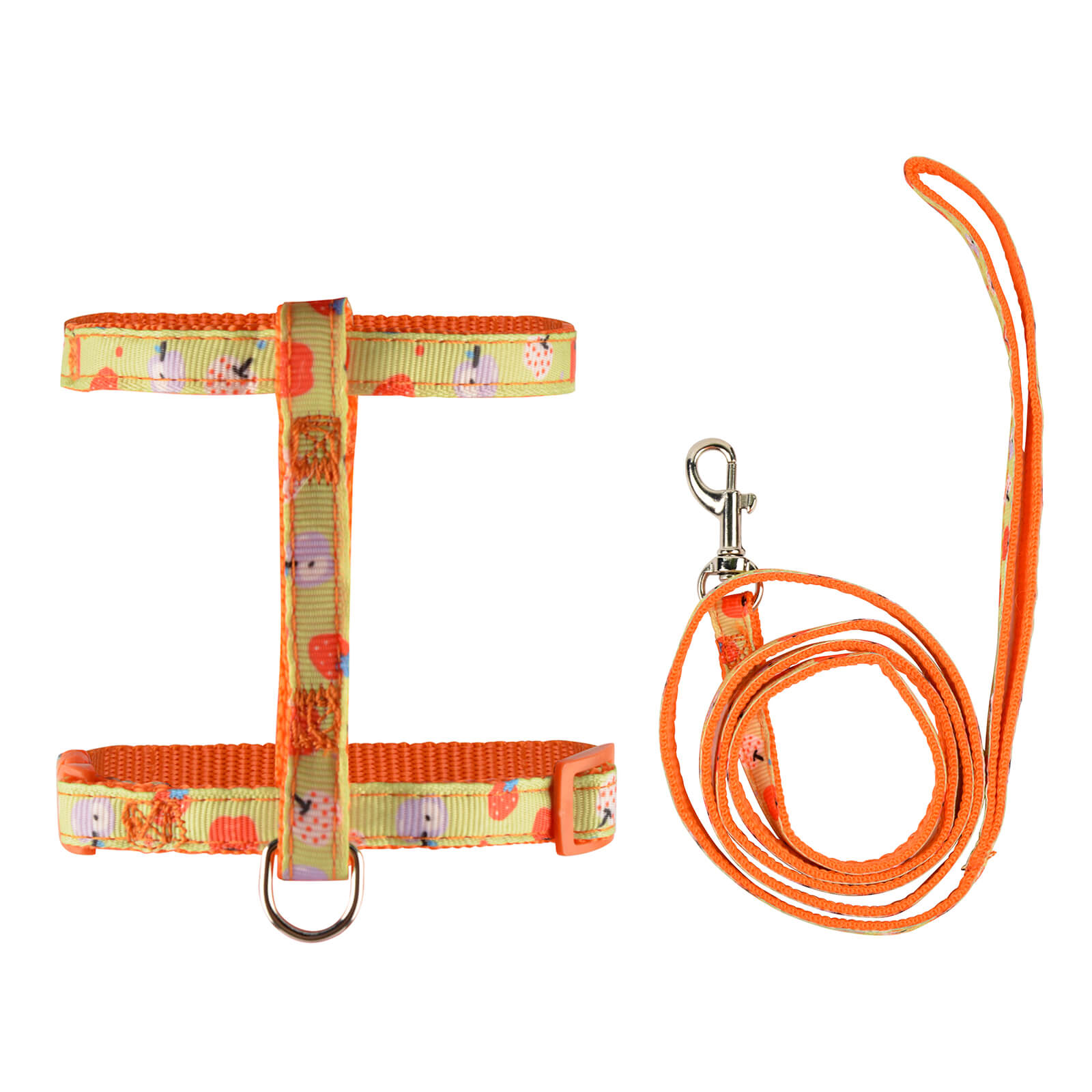 H Harness for Cats Cute Cartoon Cat Walking Harness & Leash Set for Safe & Comfortable Outings
