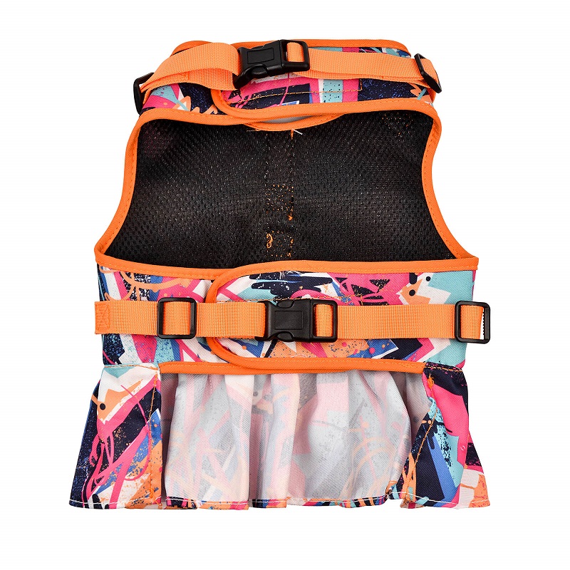 Graffiti Pattern Dress Dog Harness
