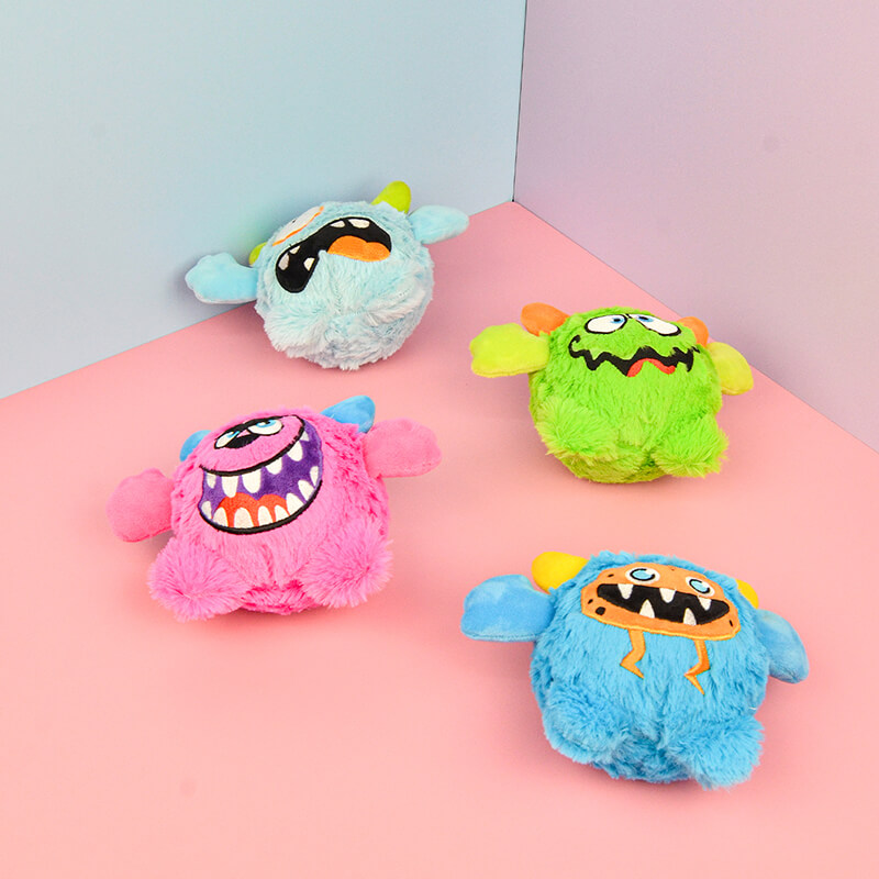 Monster is Coming Dog Squeaky Toy