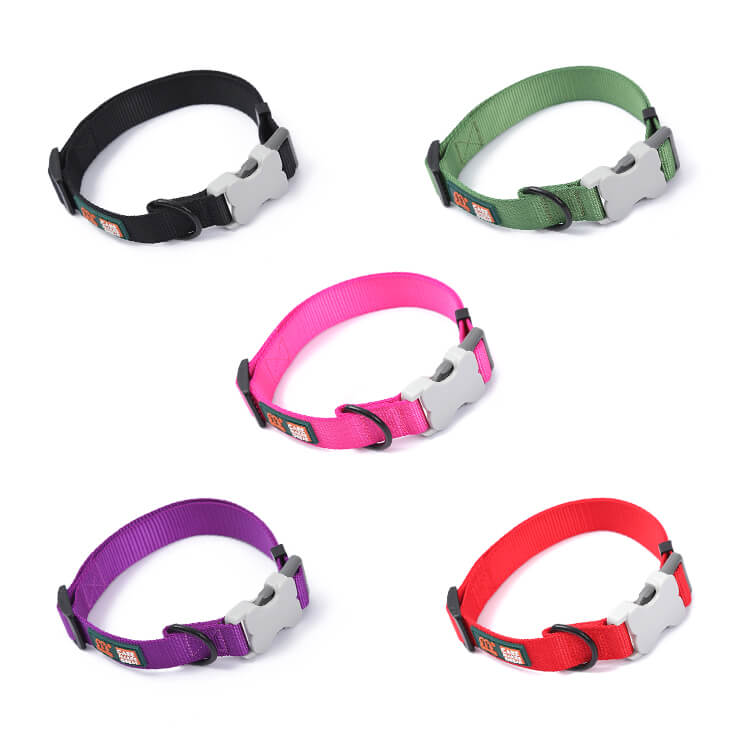 Solid Color Quick Drying Dog Collar