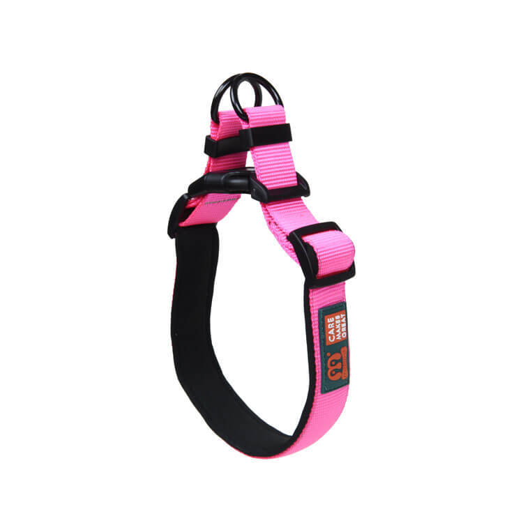Two Adjustable Points Sole Color Neoprene Dog Collar
