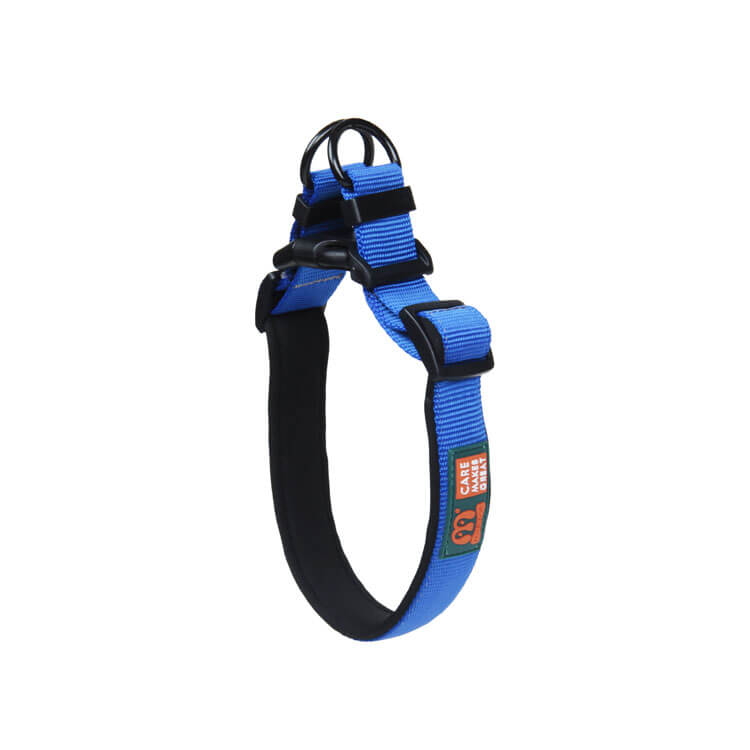 Two Adjustable Points Sole Color Neoprene Dog Collar