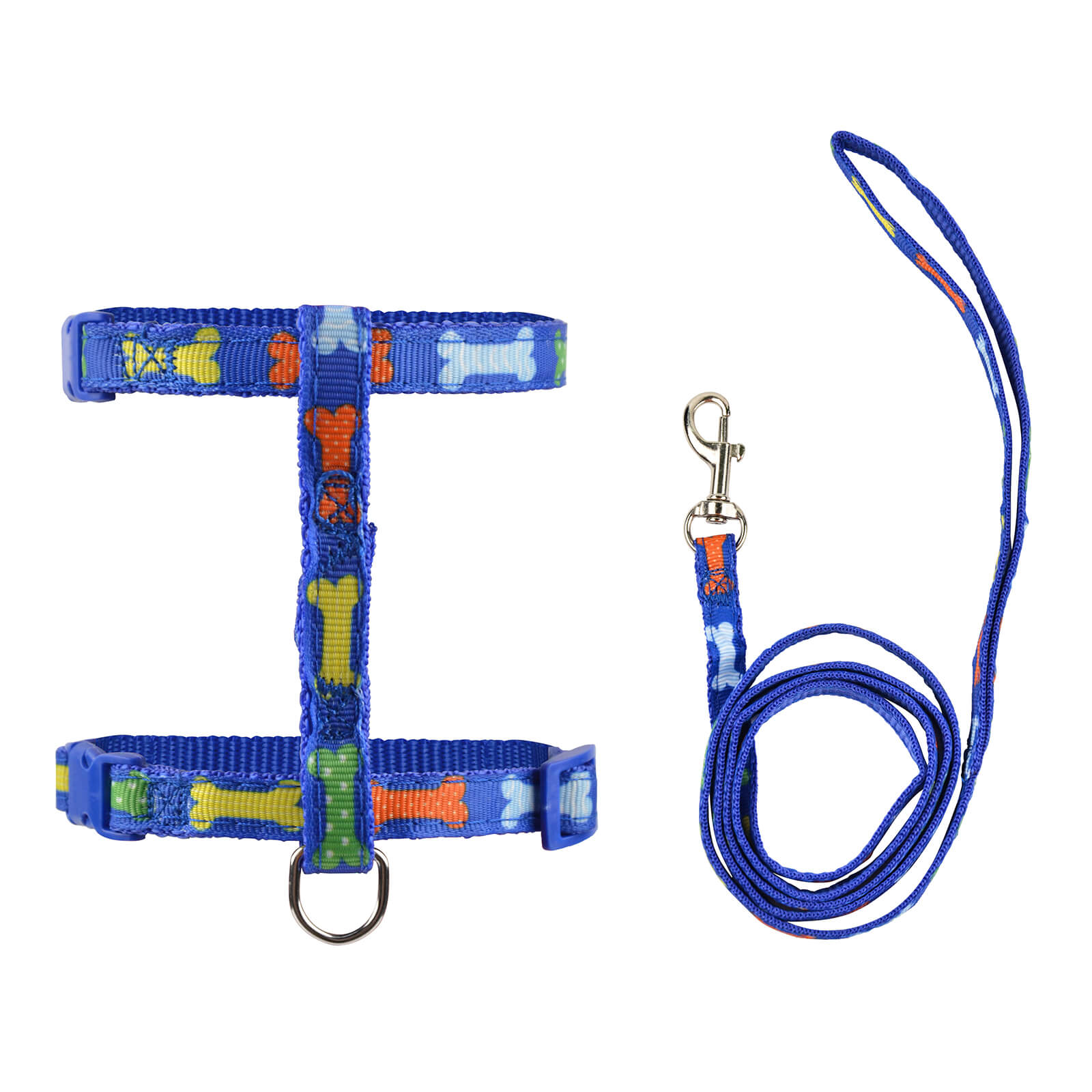 H Harness for Cats Cute Cartoon Cat Walking Harness & Leash Set for Safe & Comfortable Outings