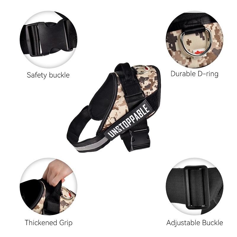Dog Training Harness with Reflective Stripes