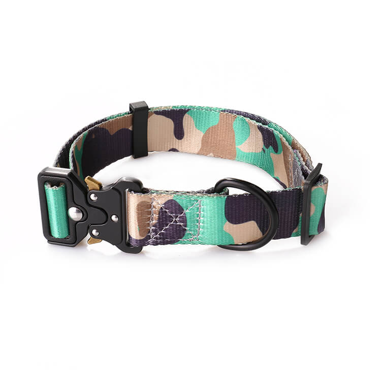 Adjustable Camouflage Dog Collar