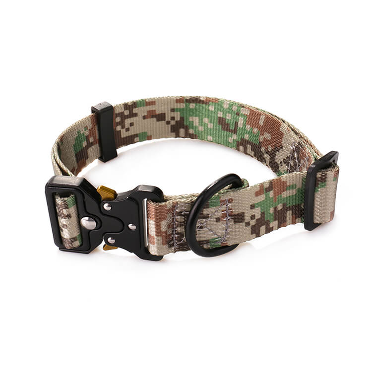 Adjustable Camouflage Dog Collar