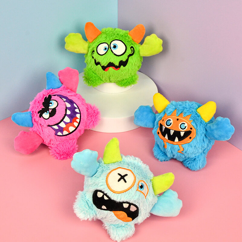 Monster is Coming Dog Squeaky Toy