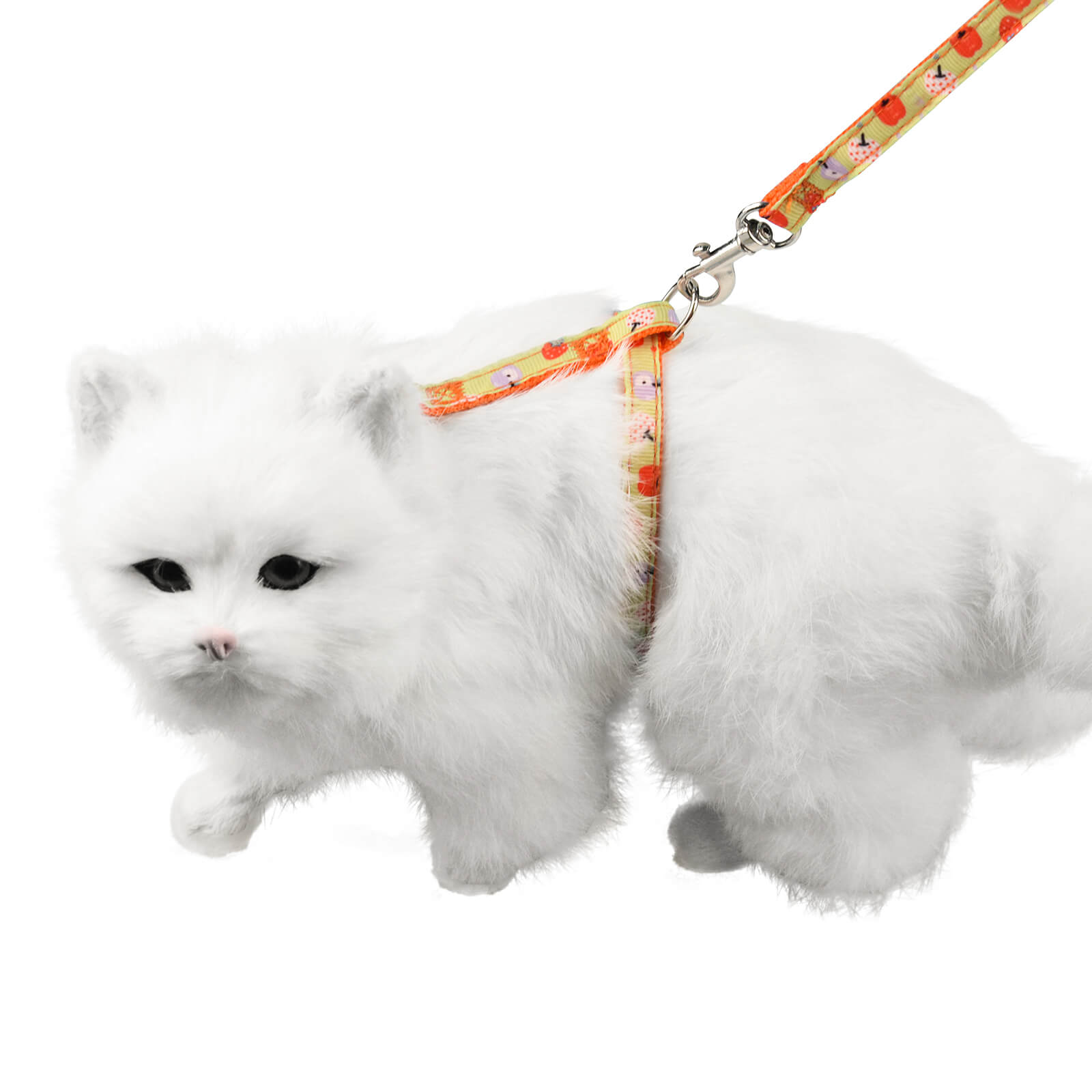 H Harness for Cats Cute Cartoon Cat Walking Harness & Leash Set for Safe & Comfortable Outings