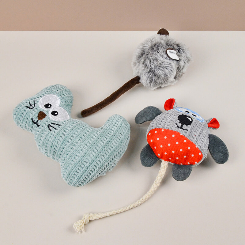 Dog and Cat Plush Toy