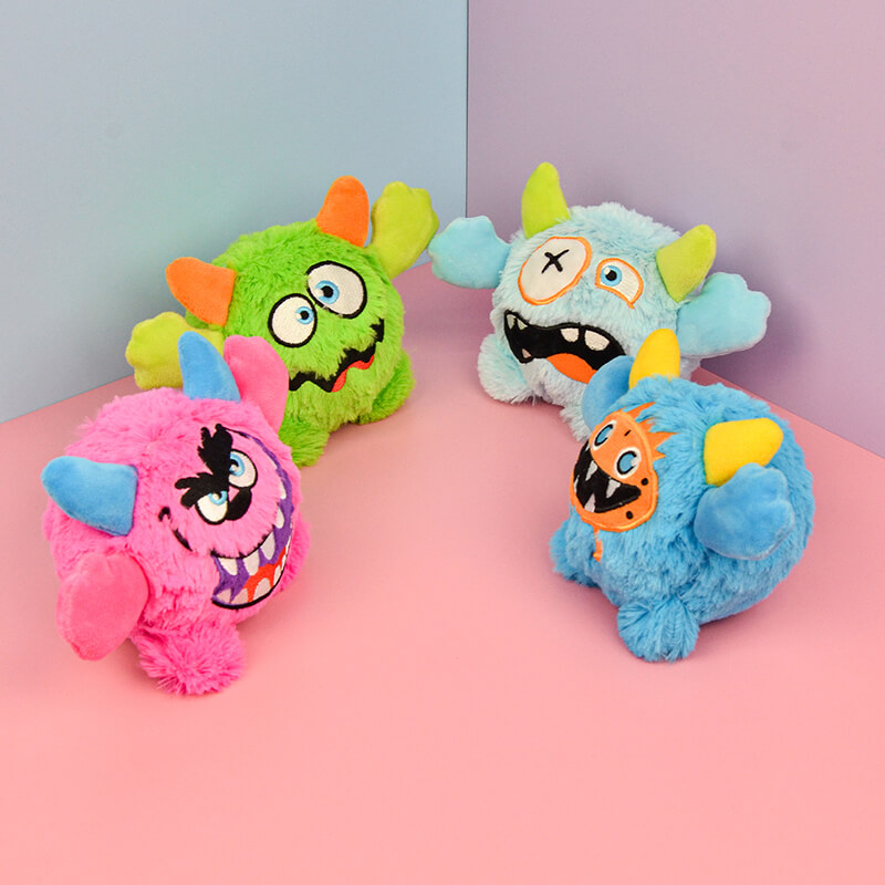 Monster is Coming Dog Squeaky Toy