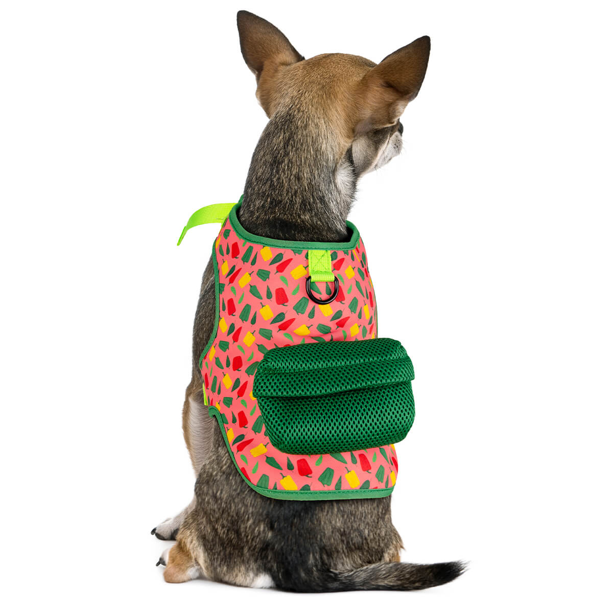Color Blooming Series Dog Harness with Poop Bag Holder