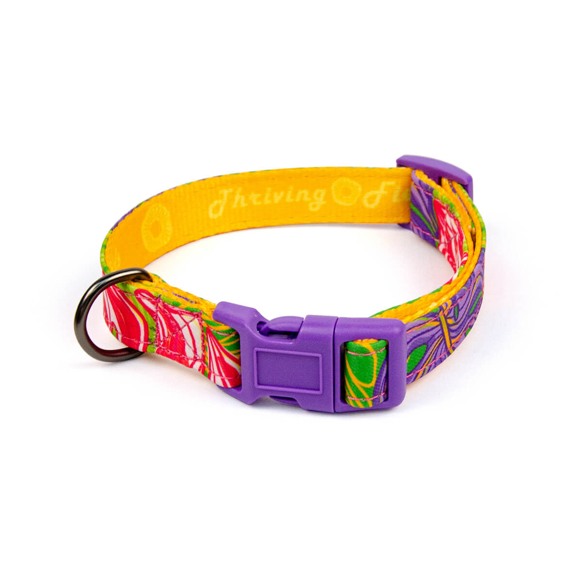 Cute and Strong Dog Collar Garden Style
