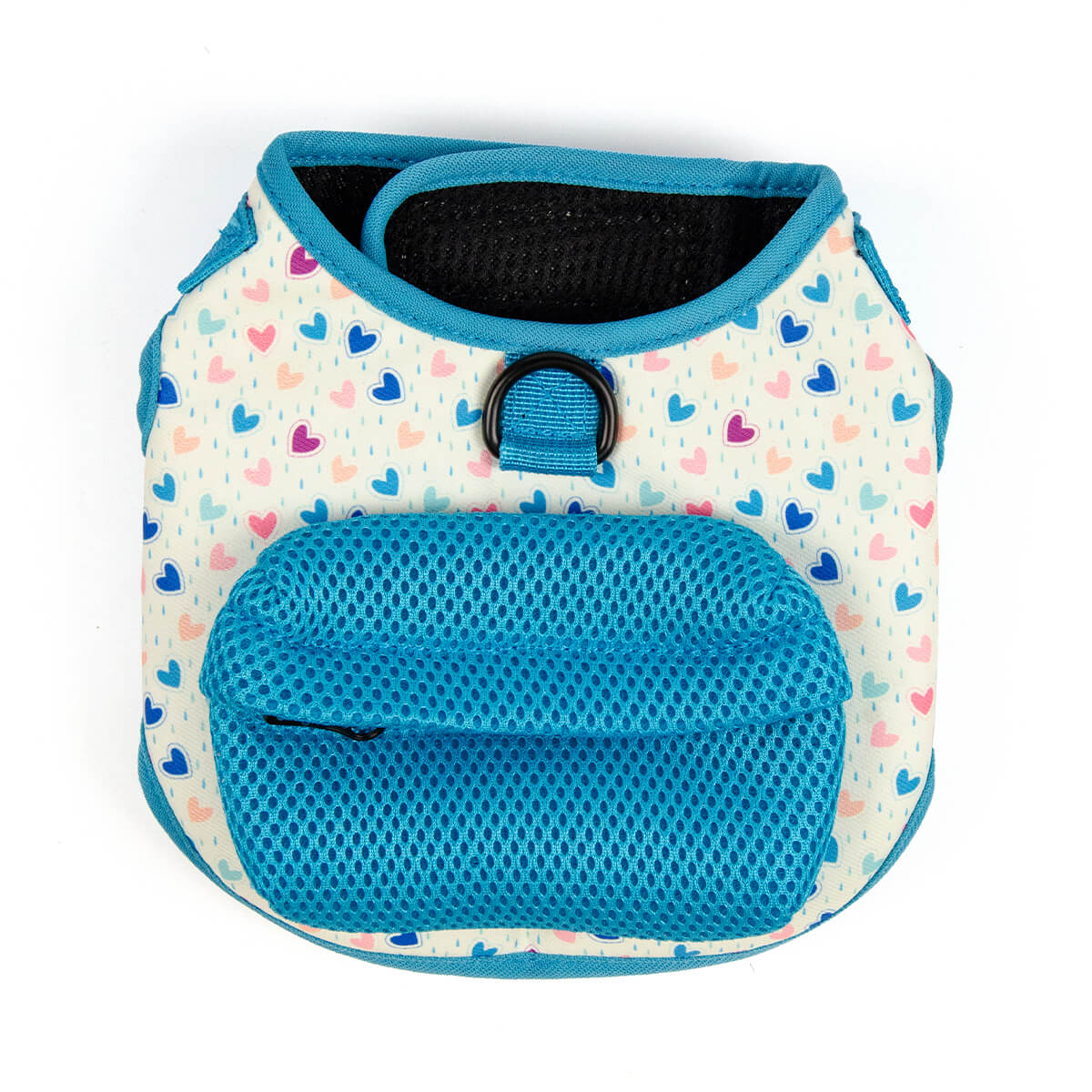 Color Blooming Series Dog Harness with Poop Bag Holder