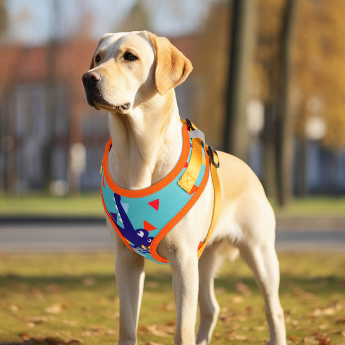 Cute Animal Print Dog Harness