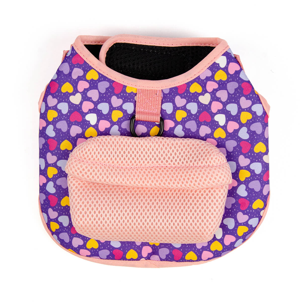 Color Blooming Series Dog Harness with Poop Bag Holder