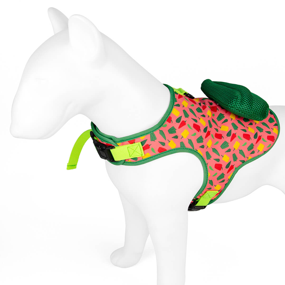 Color Blooming Series Dog Harness with Poop Bag Holder