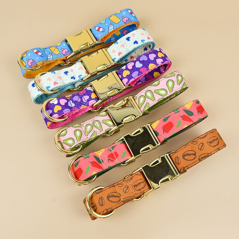 Dog Collar New Designer Pattern - Color Blooming Series