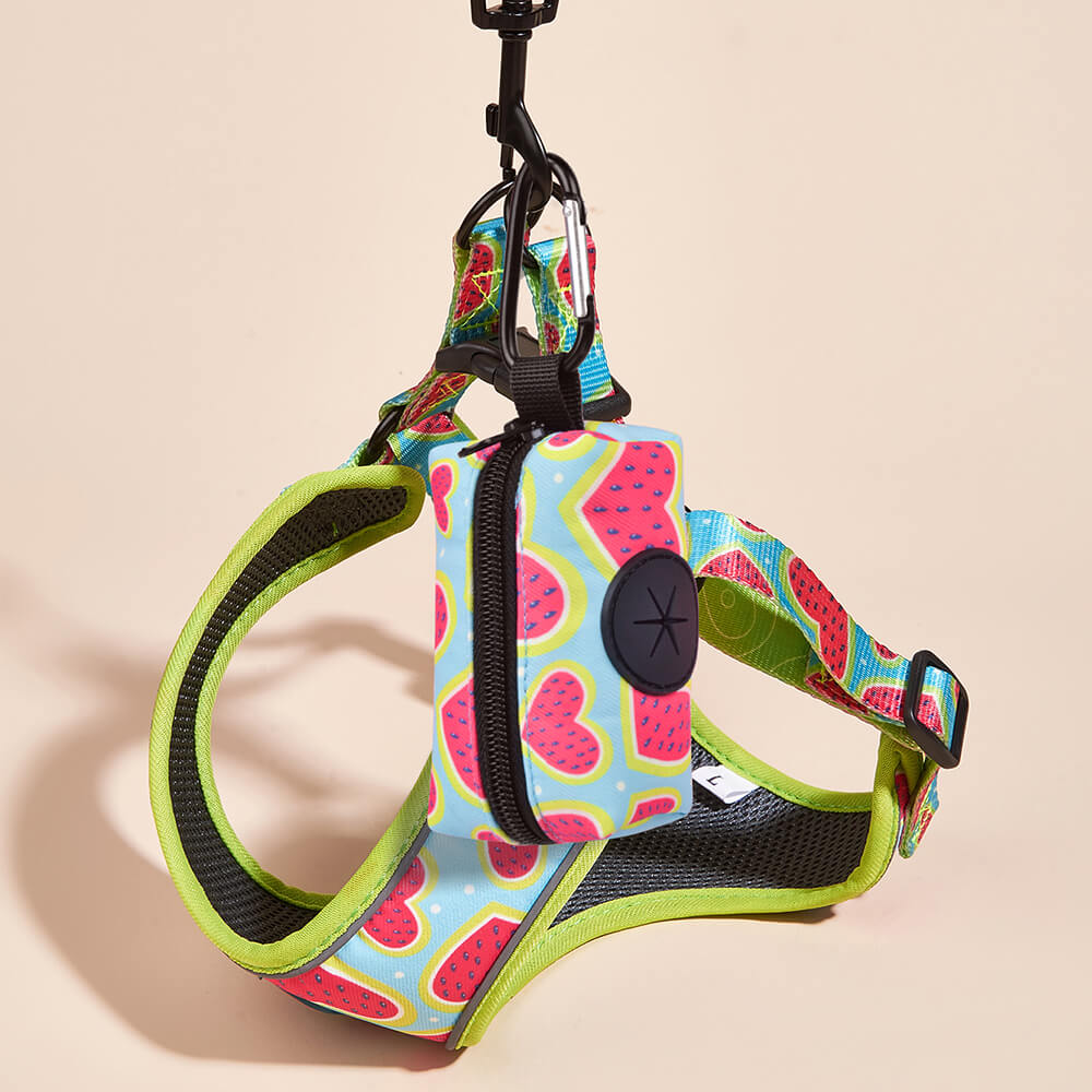 Cute Watermelon Heart Pattern Small Dog Harness Vest