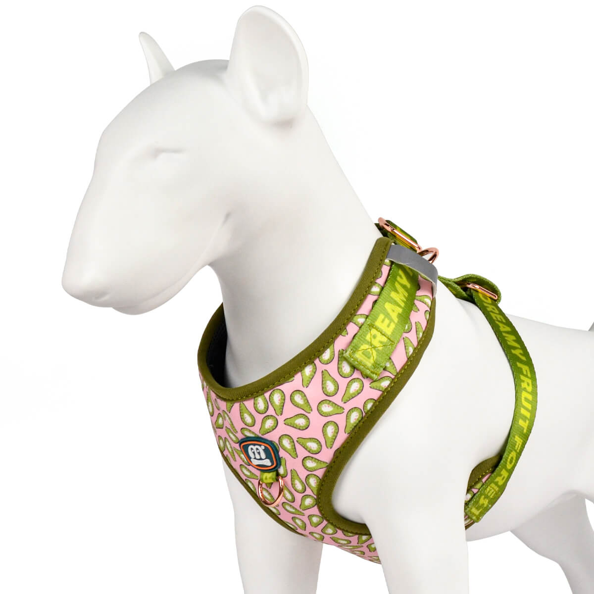 Color Blooming Series Dog Harness Avocado