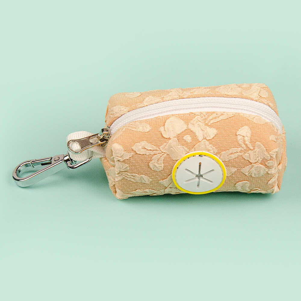Cute Flower Pattern Outdoor Dog Poop Bag Dispenser