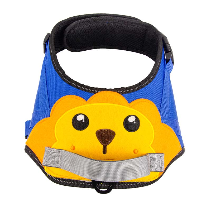 Animal Print Large Dog Harness with Handle