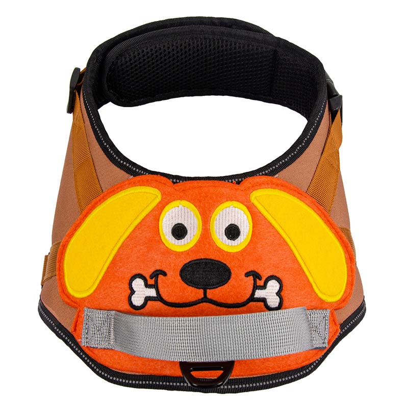 Animal Print Large Dog Harness with Handle