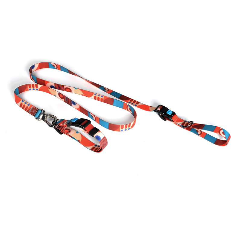 PVC Waterproof Dog Collar with Hands Free Dog Leash Set