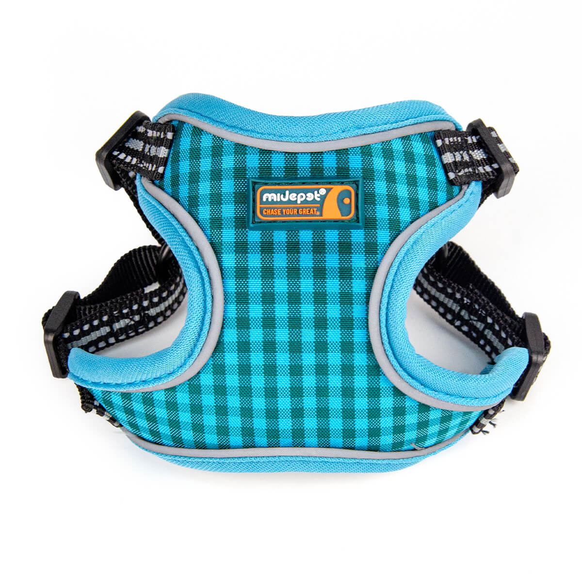 Cute Plaid Step in Dog Harness for Small Dogs