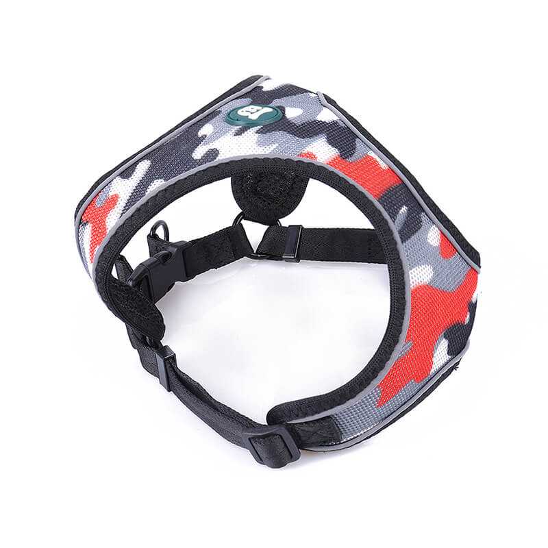 Camouflage Mesh Dog Harness for Medium and Small Dog 