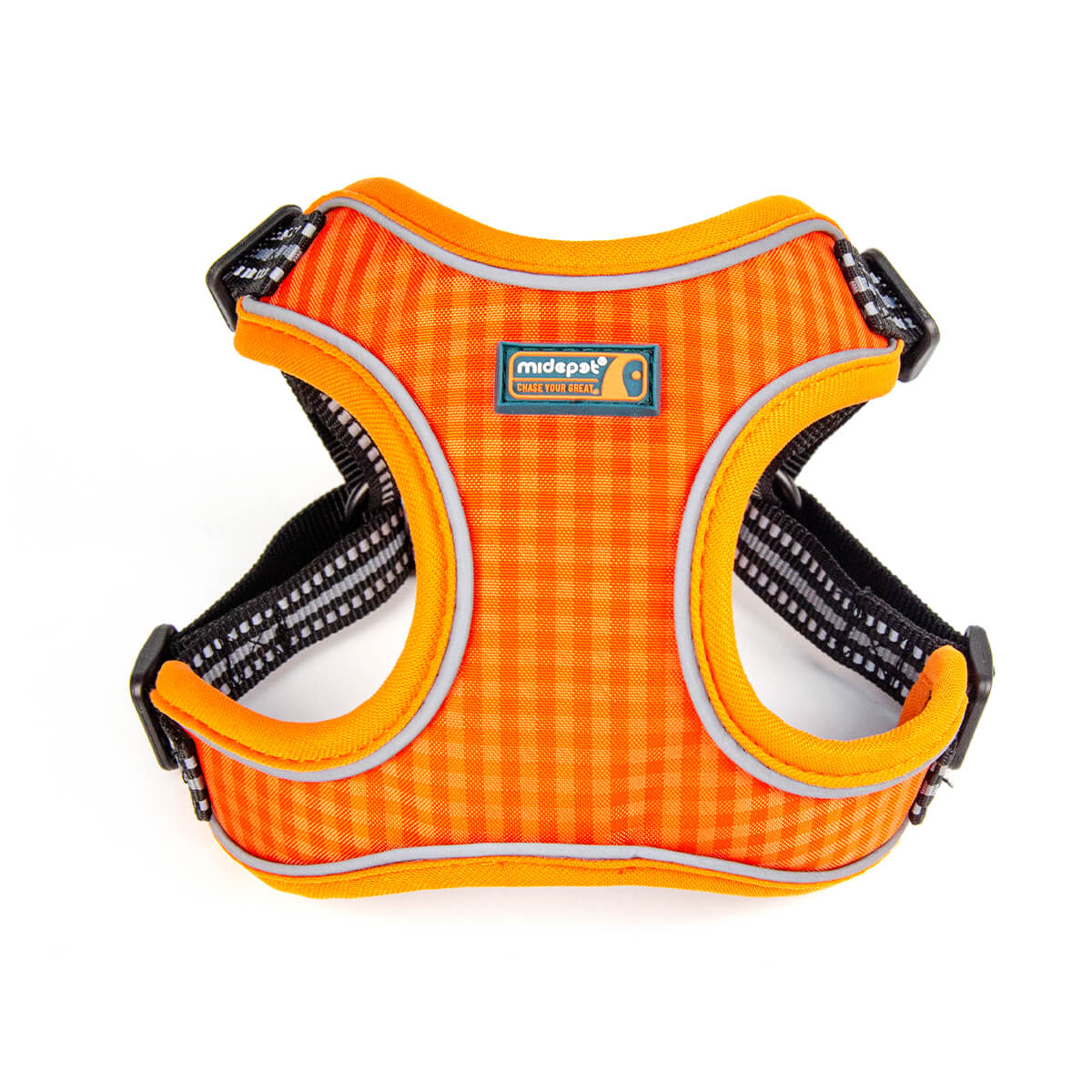 Cute Plaid Step in Dog Harness for Small Dogs