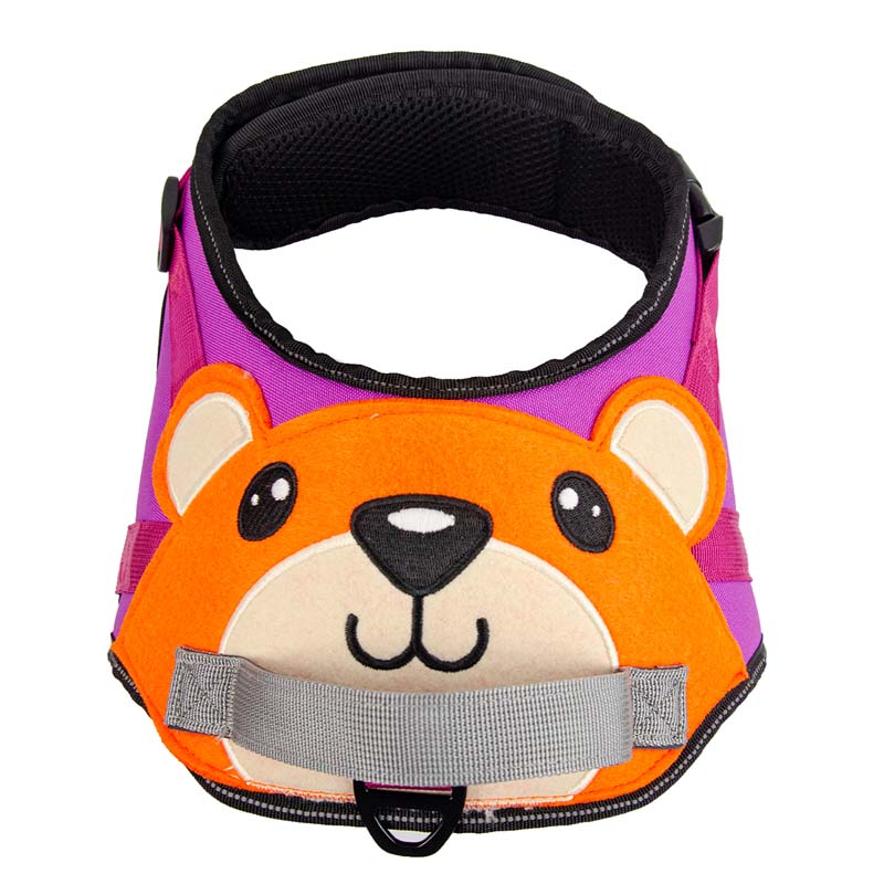 Animal Print Large Dog Harness with Handle
