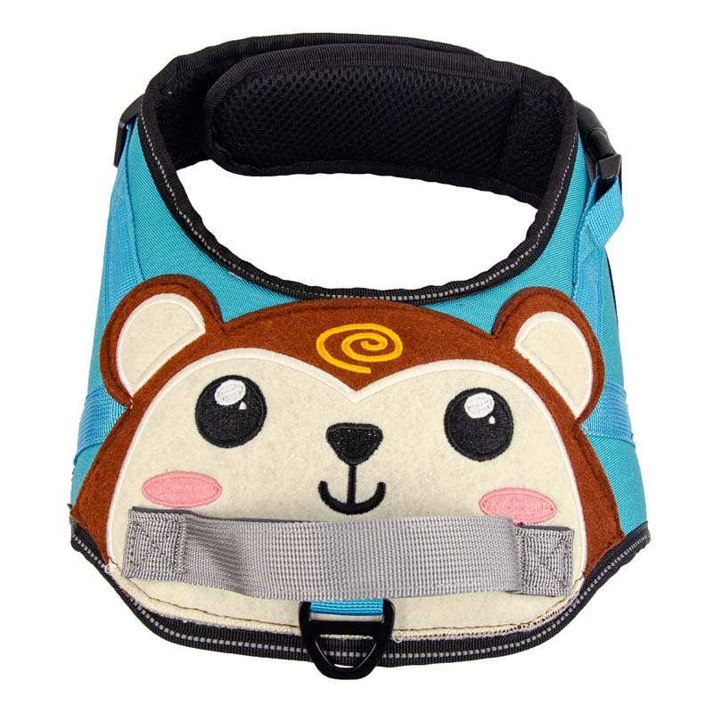 Animal Print Large Dog Harness with Handle