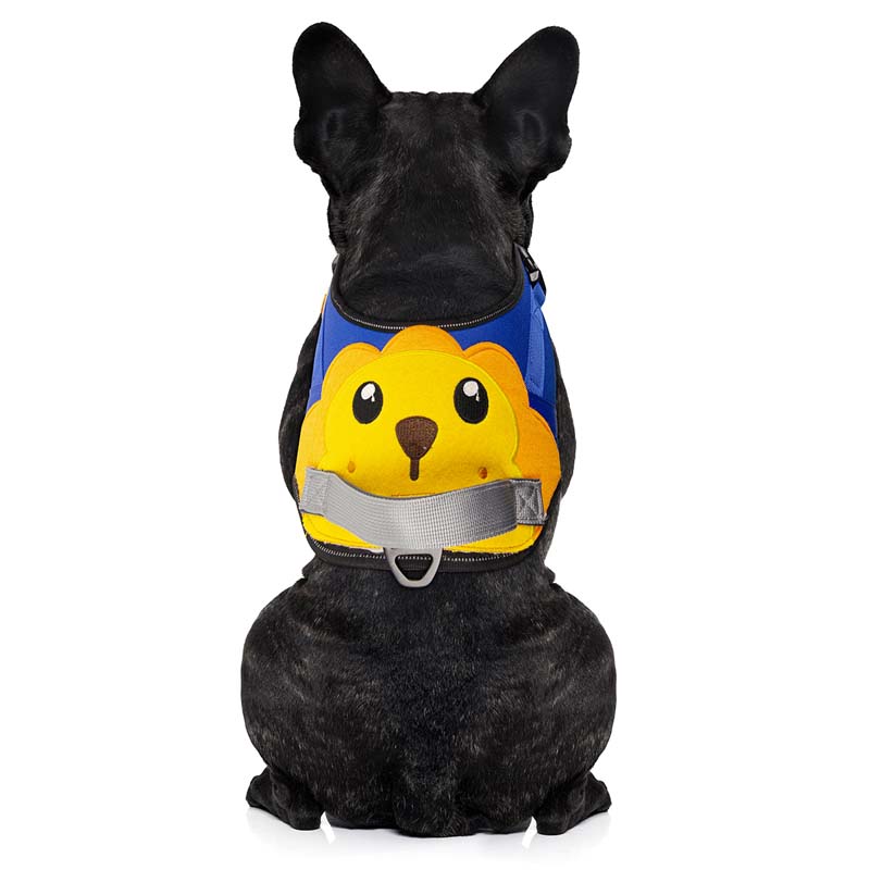 Animal Print Large Dog Harness with Handle