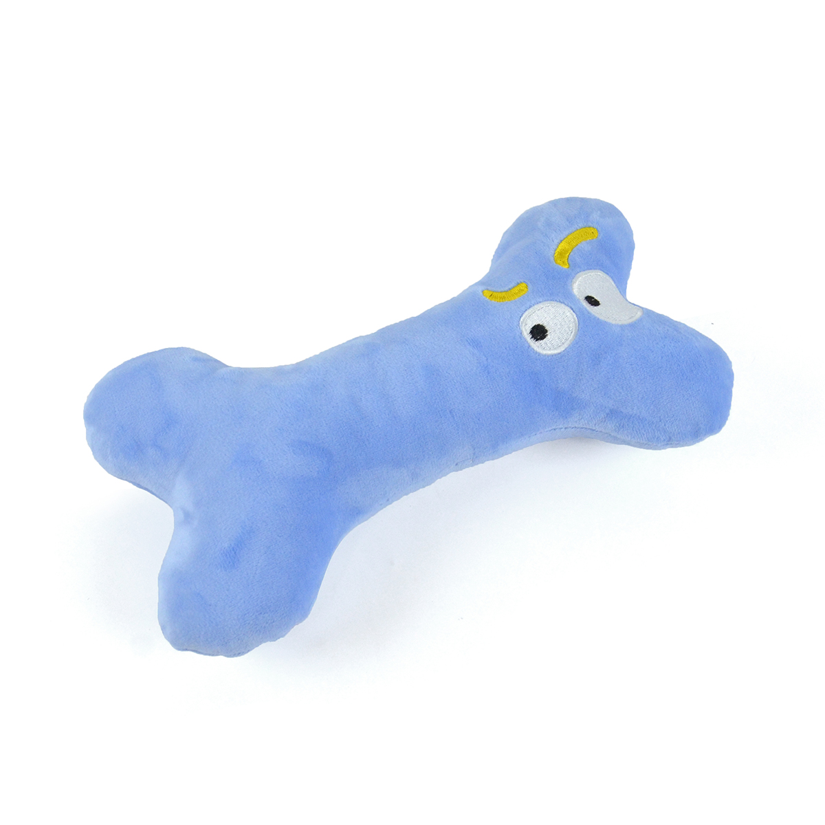 Dopamine Color Bone Plush Toy for Dogs | Squeaky & Embroidery Design