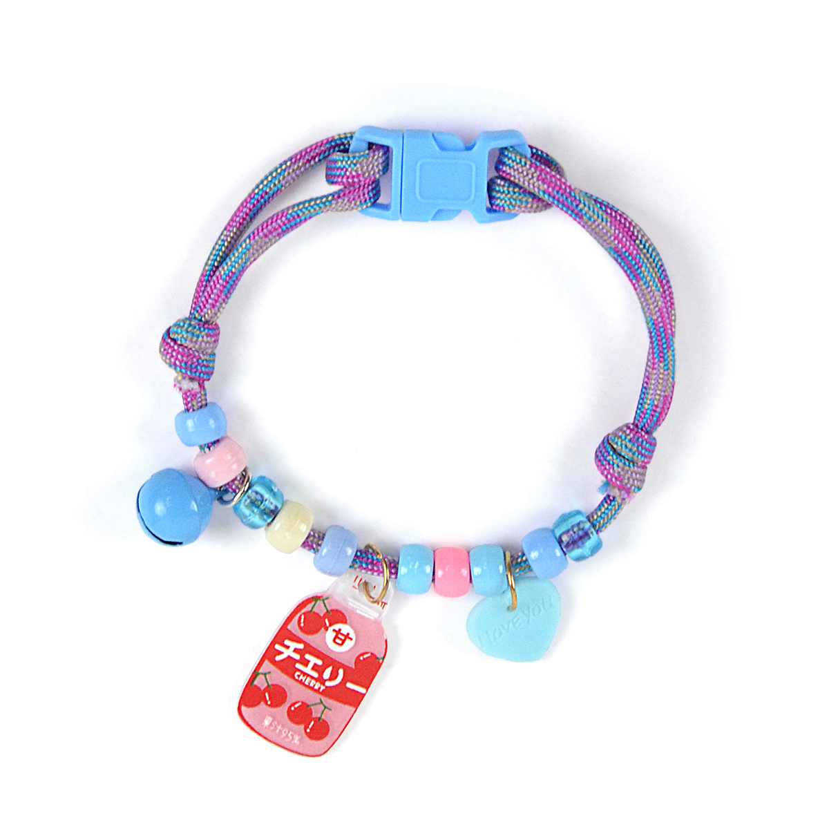 Fashion DIY Pet Cat Beaded Small Dog Cat Calming Collar Necklace Decoration