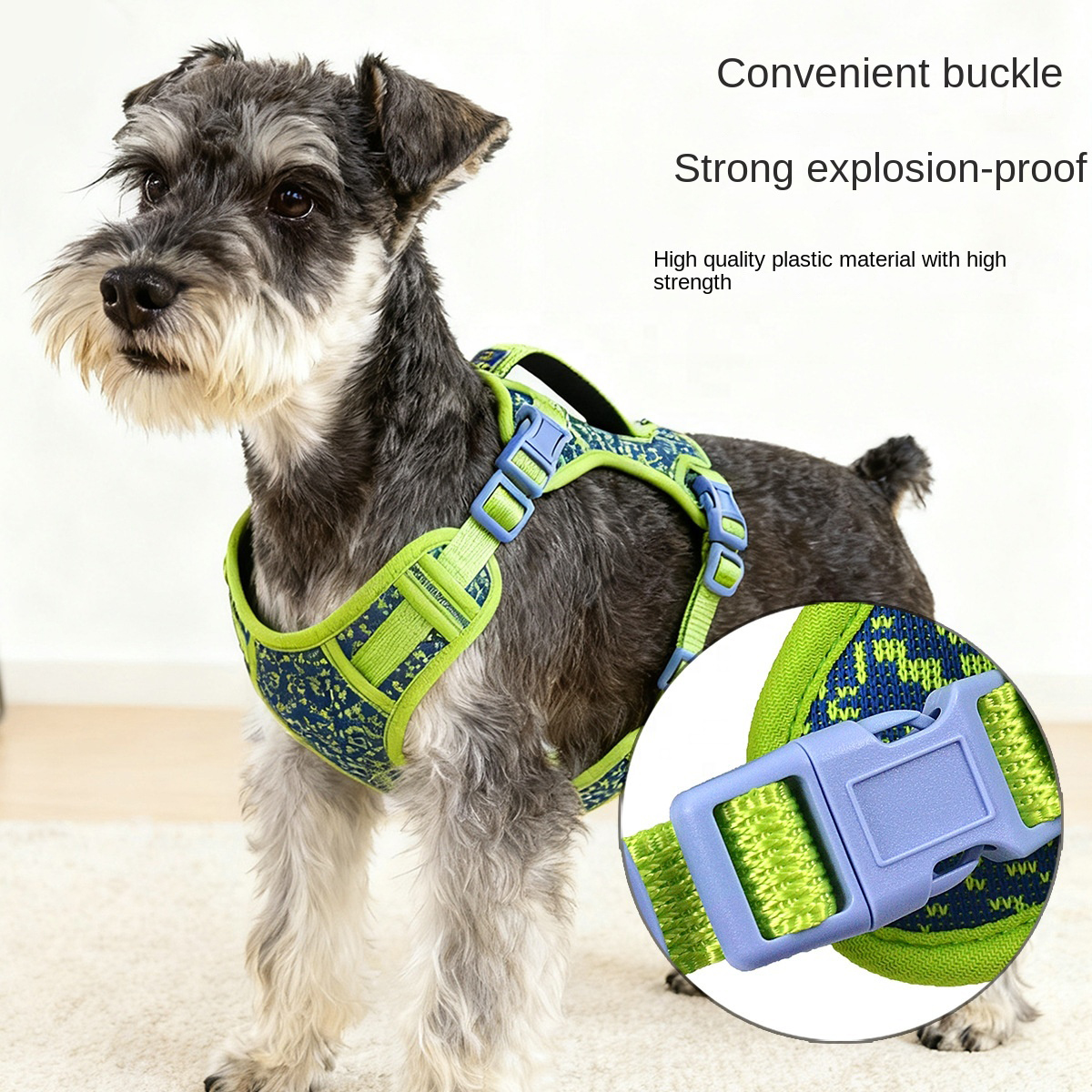Breathable Mesh Dog Harness | 3-Color Options | Adjustable Pet Vest