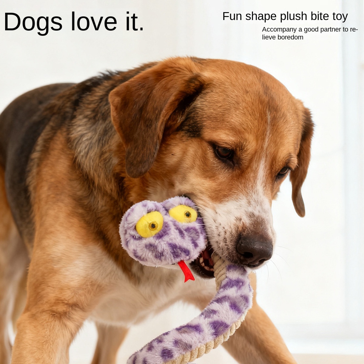Fun Squeaky Snake Plush Toy for Dogs | Bulk Wholesale