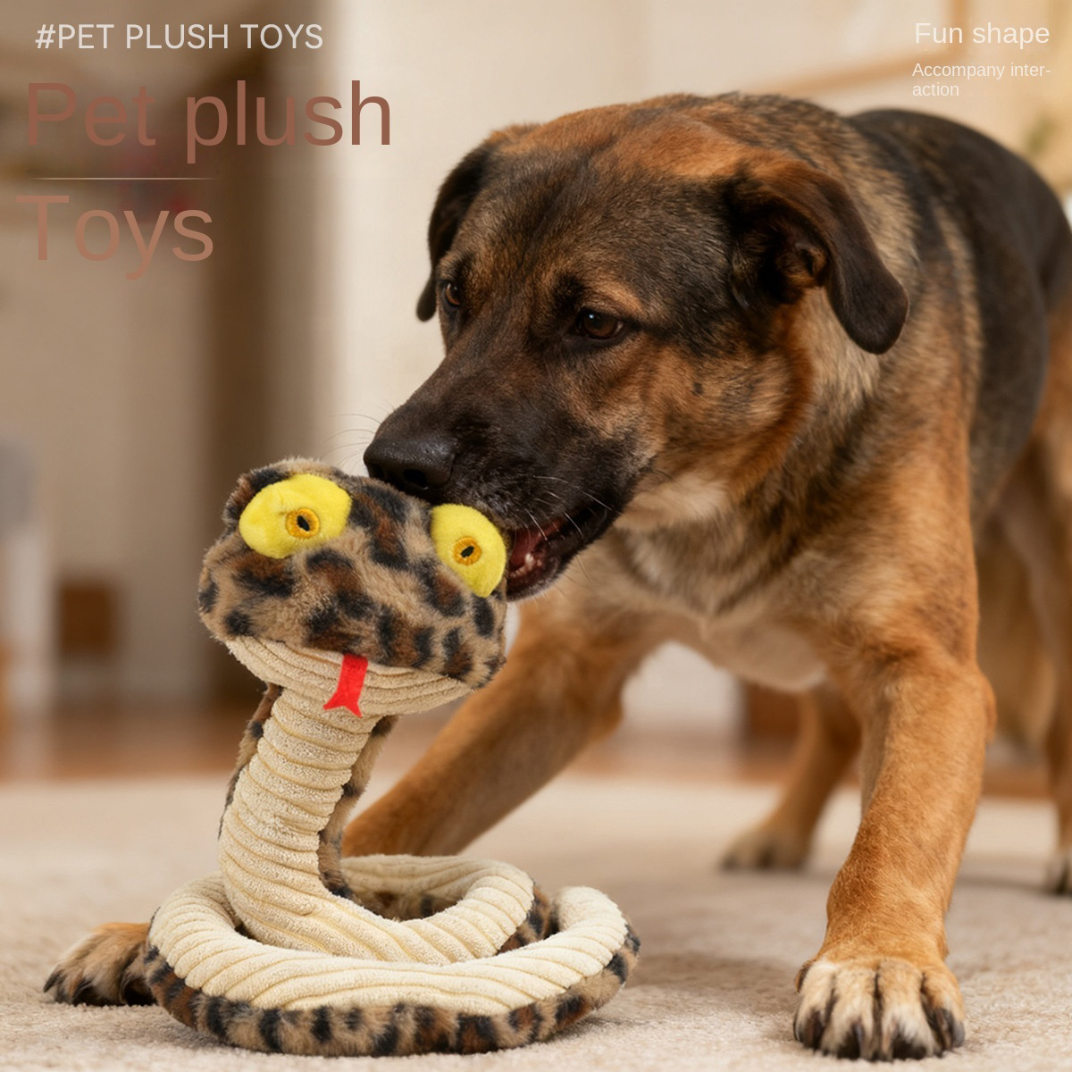 Fun Squeaky Snake Plush Toy for Dogs | Bulk Wholesale