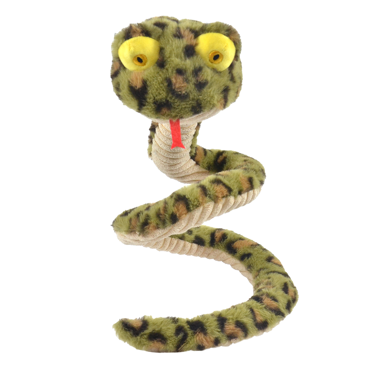 Fun Squeaky Snake Plush Toy for Dogs | Bulk Wholesale